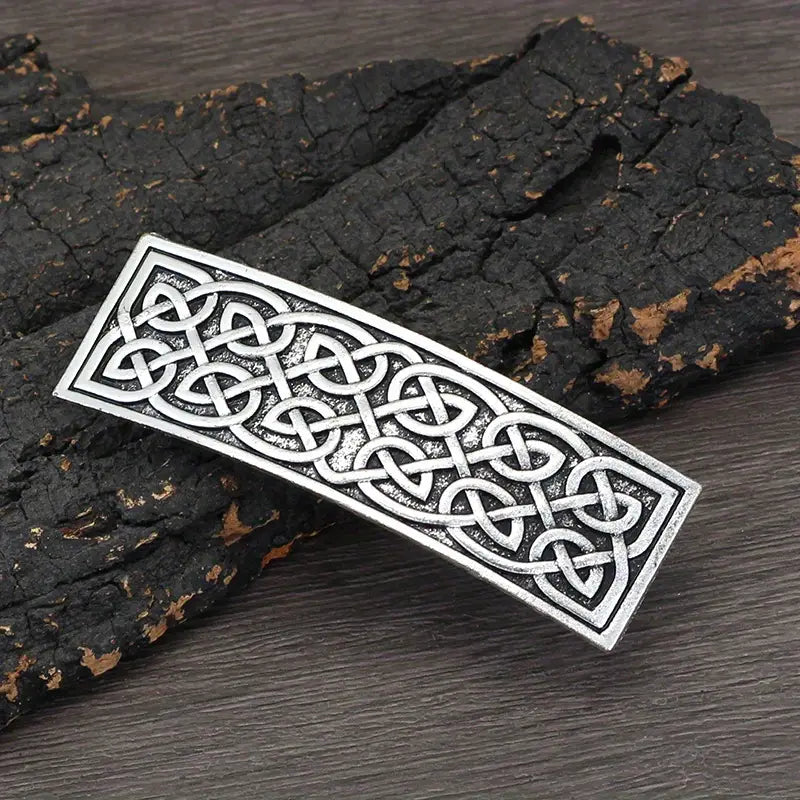 Celtic Knotwork Hair Clip | Norse Viking Medieval Barrette