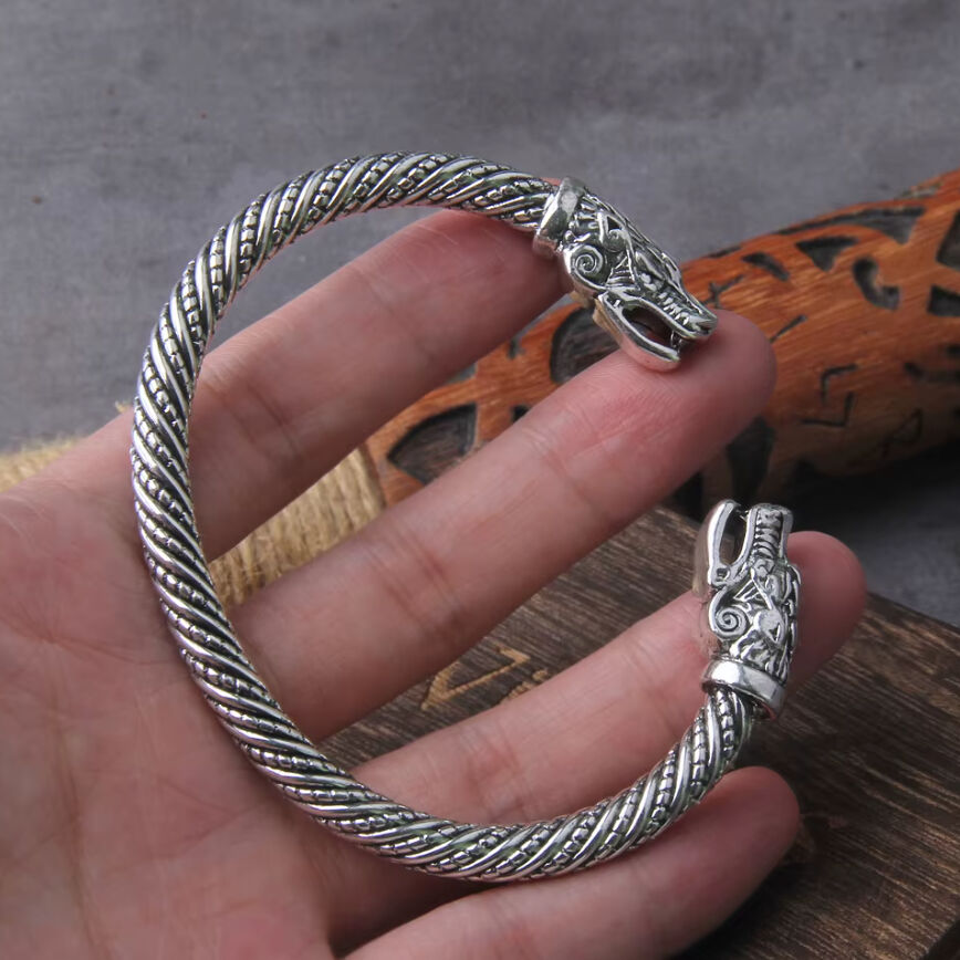 Bjorn&#39;s Forged Steel Torc Bracelet