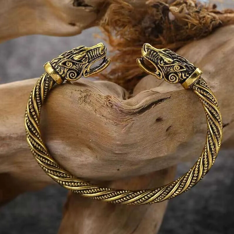 Bjorn&#39;s Forged Steel Torc Bracelet