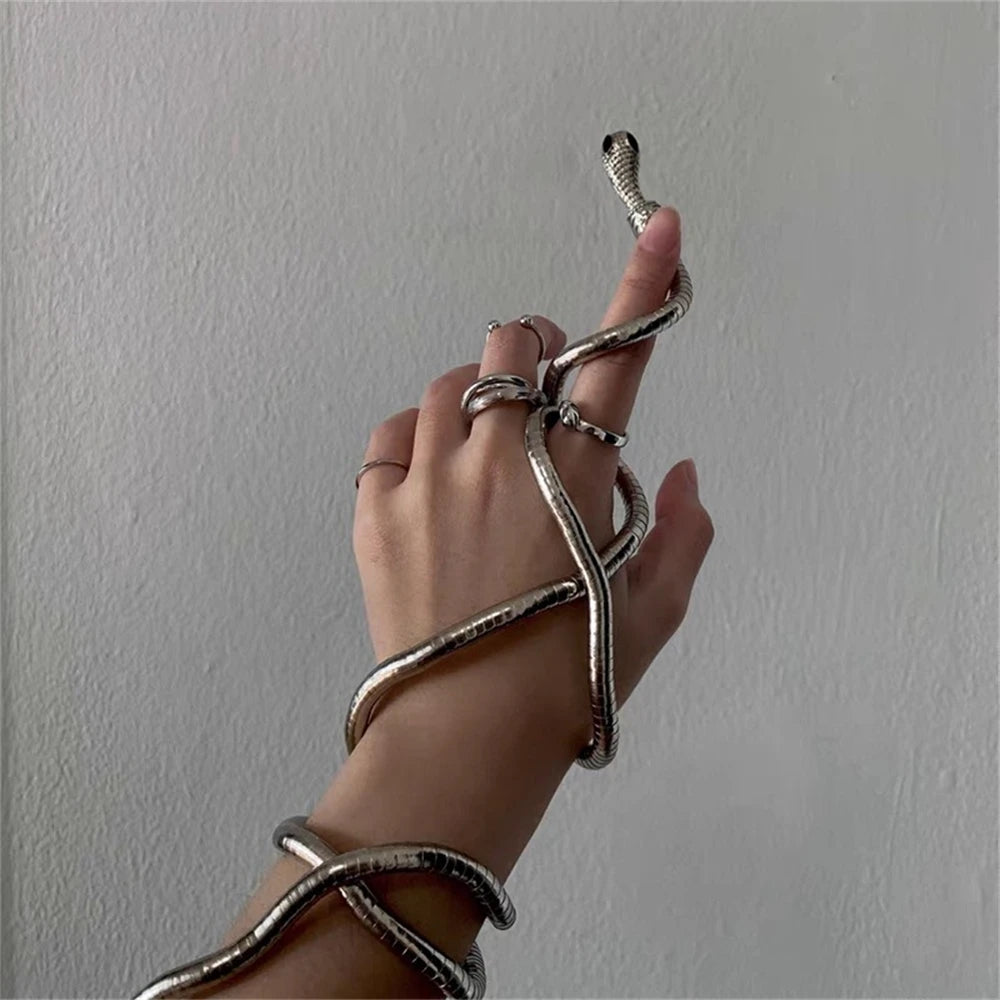 Viking Snake Necklace/Bracelet of Flexible Serpent
