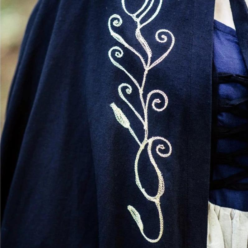 Viking Cloak With Embroidery