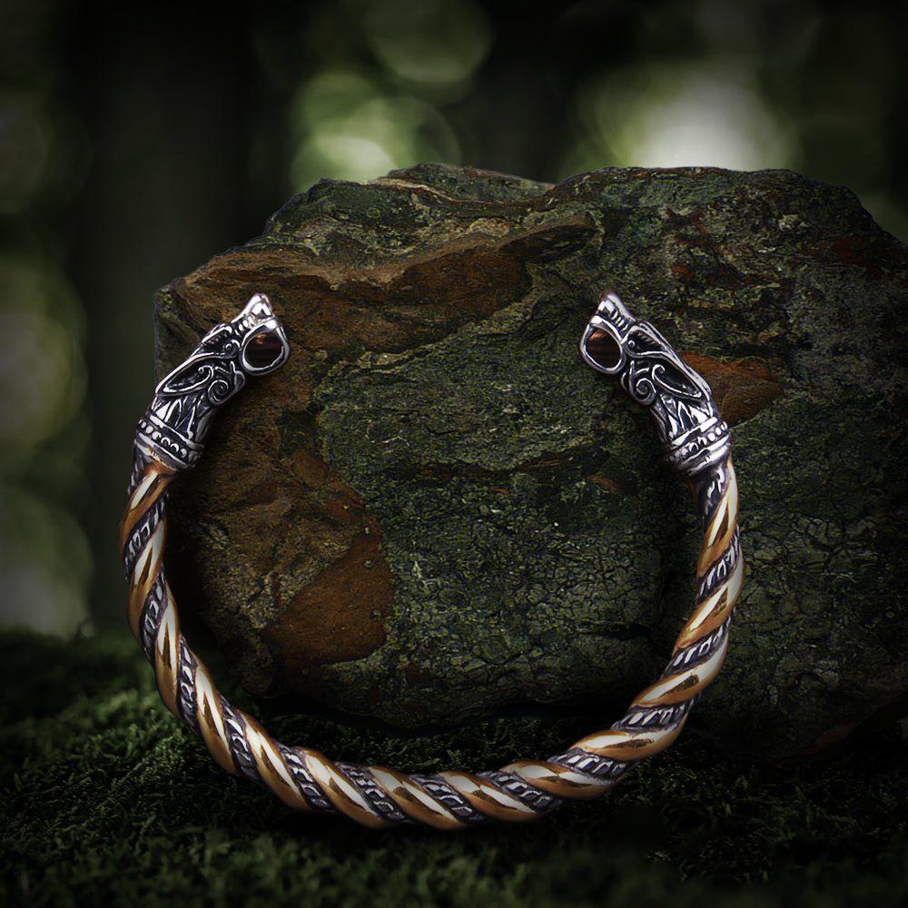 Nordic Silver Viking Bracelet – Allo Collectives