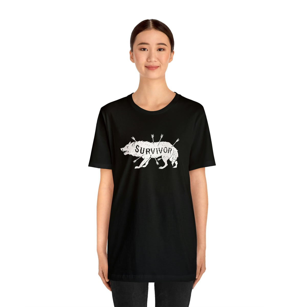 Survivor Wolf Totem Viking T-Shirt