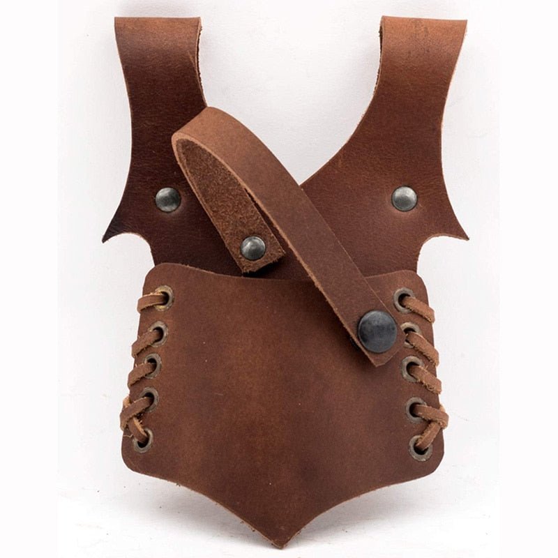 Leather Viking Coin Belt Pouch